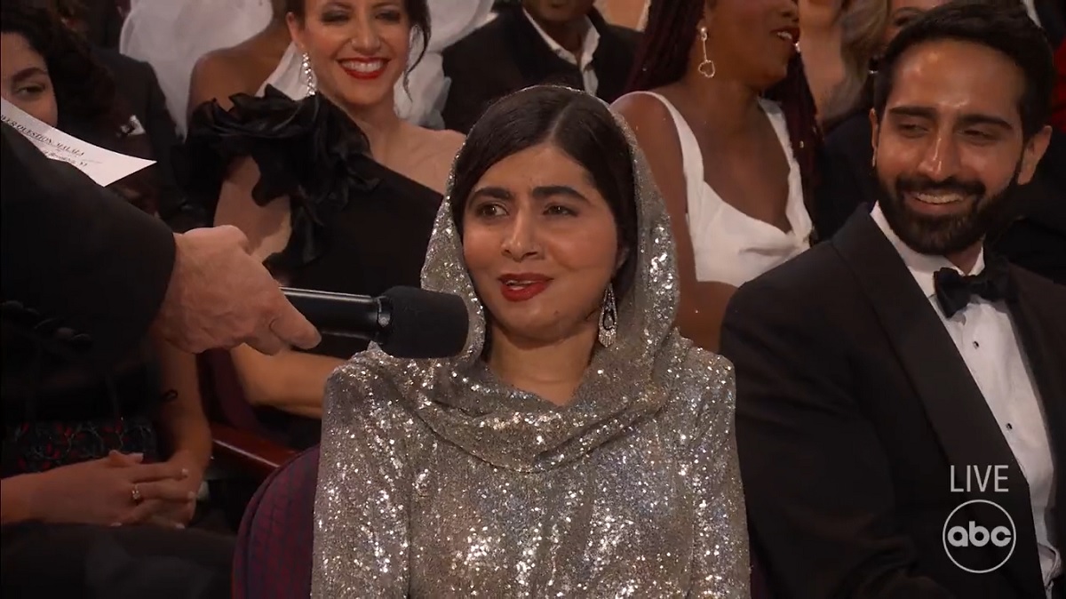 Malala dá resposta certeira em apresentador do Oscar 2023