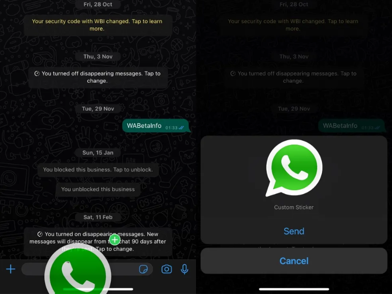 Stickers estáticos podem ser criados direto no WhatsApp em aparelhos com iOS 16