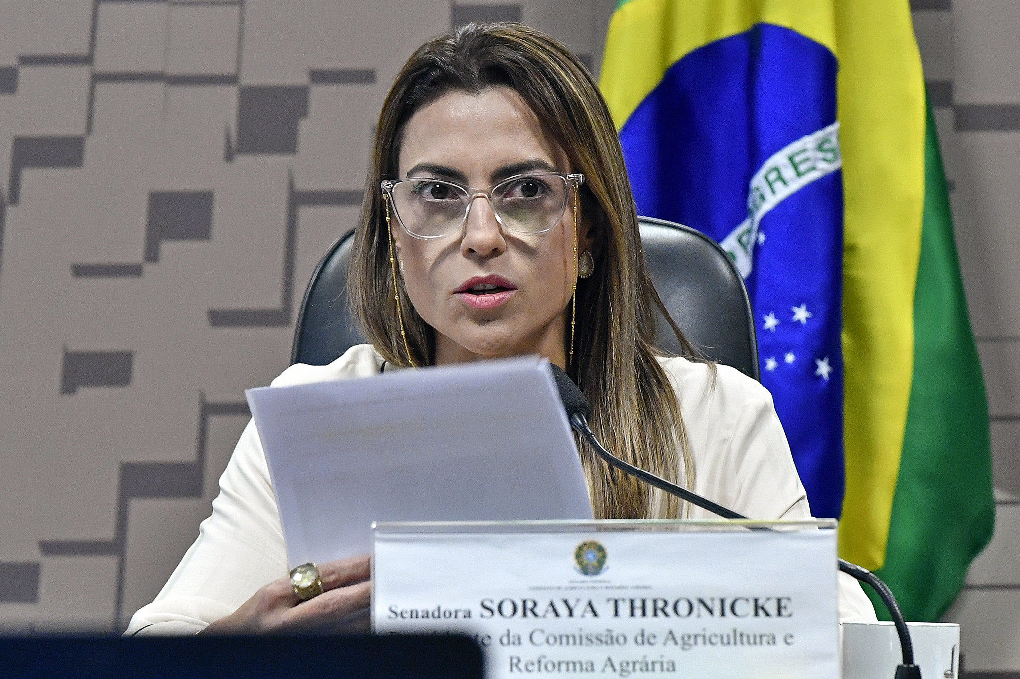 A senadora Soraya Thronicke (União-MS) recebeu alta do hospital DF Star