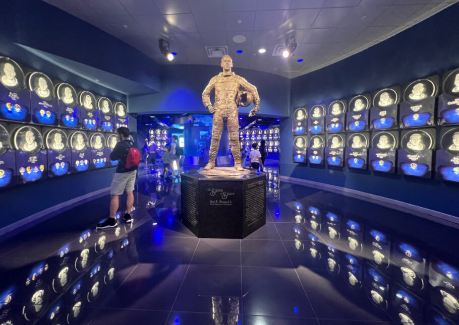 Espaço Astronaut Hall of Fame, que conta história de astronautas famosos
