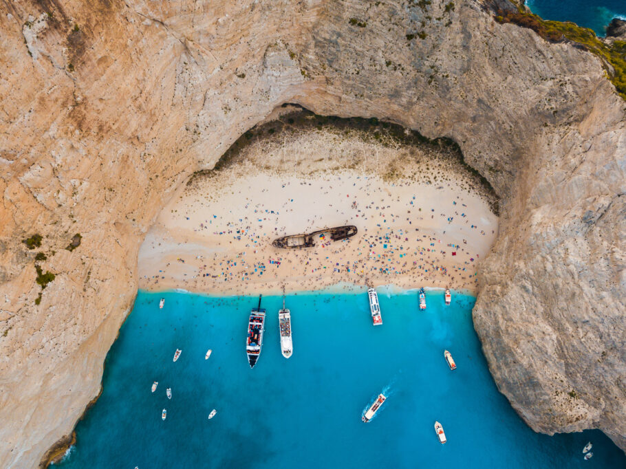 Navagio Beach, na Grécia ficará fechada durante toda a temporada de verão