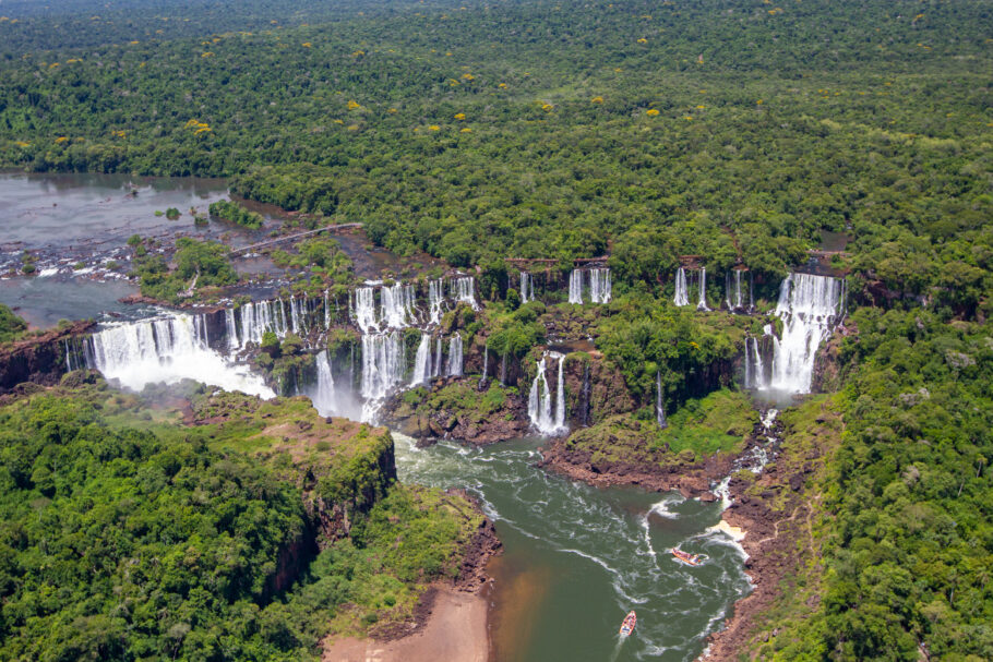Cataratas do Iguaçu vista do lado brasileiro