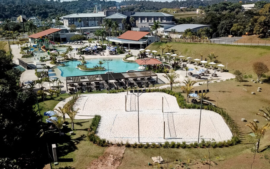 Vista do complexo do Cyan Resort by Atlantica, em Itupeva, no interior de SP