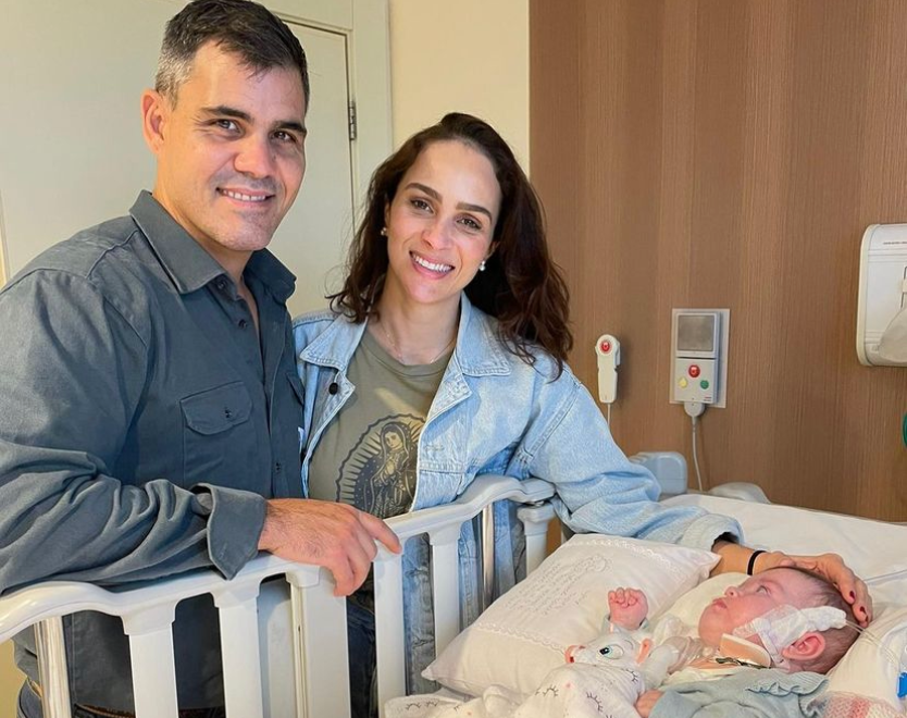Filha de Leticia e Juliano Cazarré nasceu com doença rara