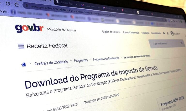 Aprenda a baixar o programa gerador da declaração do Imposto de Renda