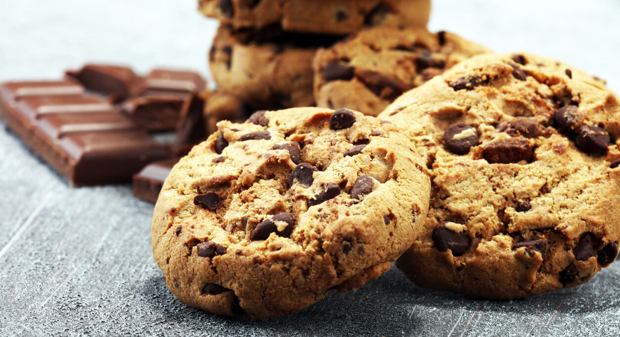 Receita de cookie de air fryer delicioso e prático de fazer