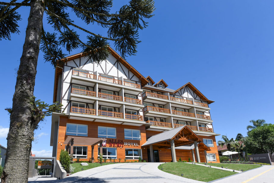 O hotel Alles Berg é opção de hospedagem em Nova Petrópolis, na Serra Gaúcha