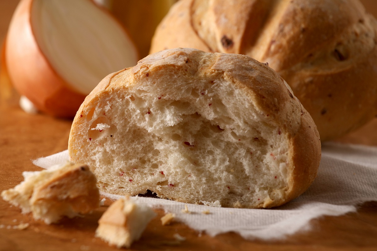 Experimente essa incrível receita de pão de cebola