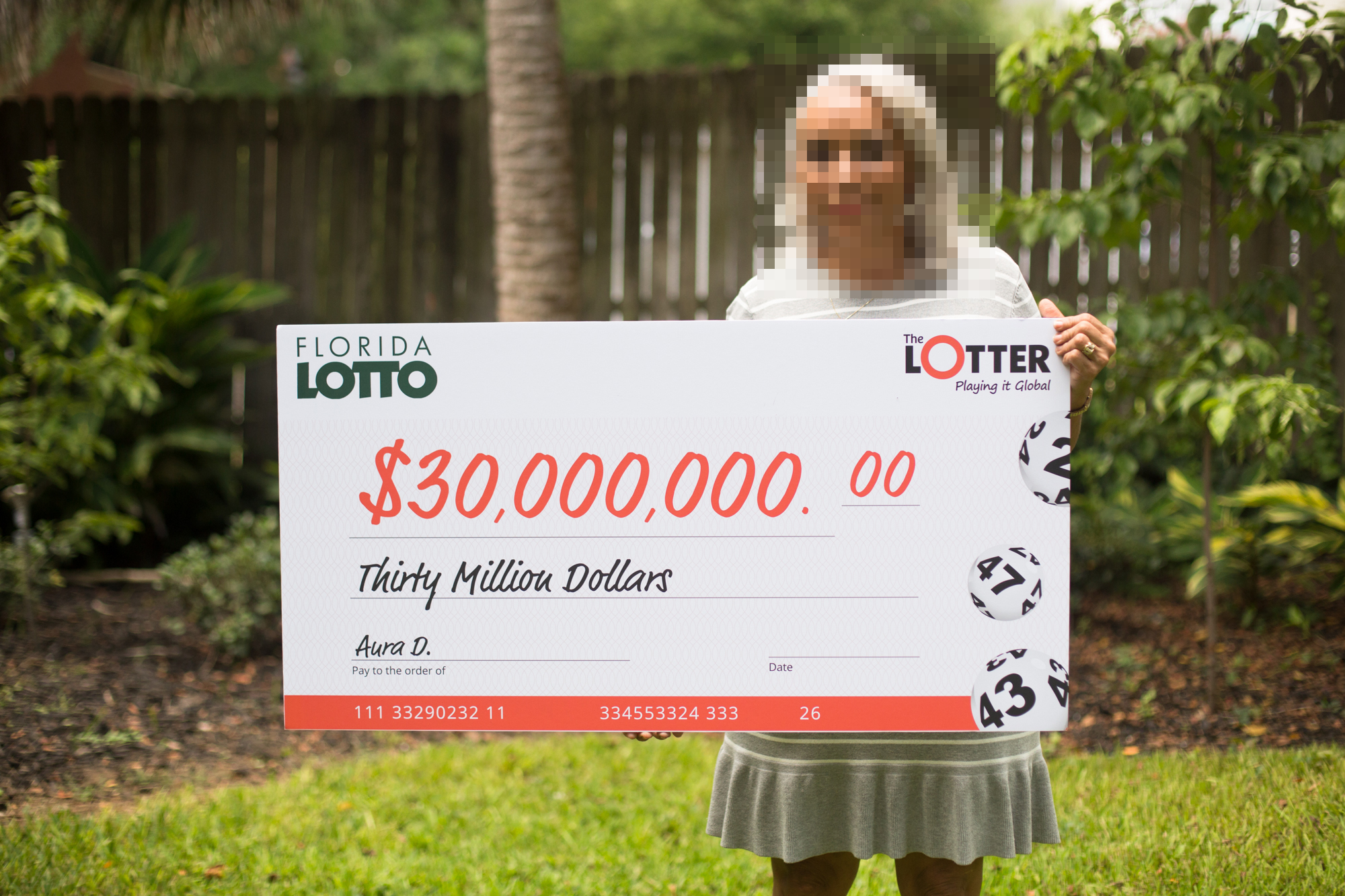 A maior vencedora da TheLotter é uma mulher panamenha que acertou todos os seis números vencedores no sorteio da Florida Lotto em 19 de julho de 2017, tornando-se a única vencedora do jackpot de 30 milhões de dólares