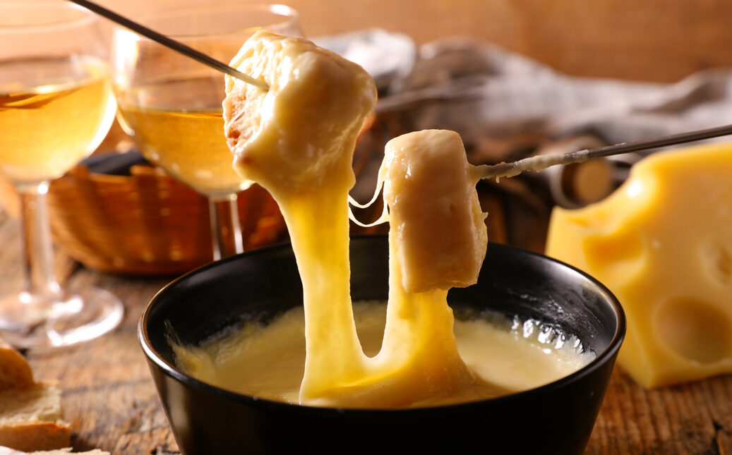 Receita de fondue de queijo