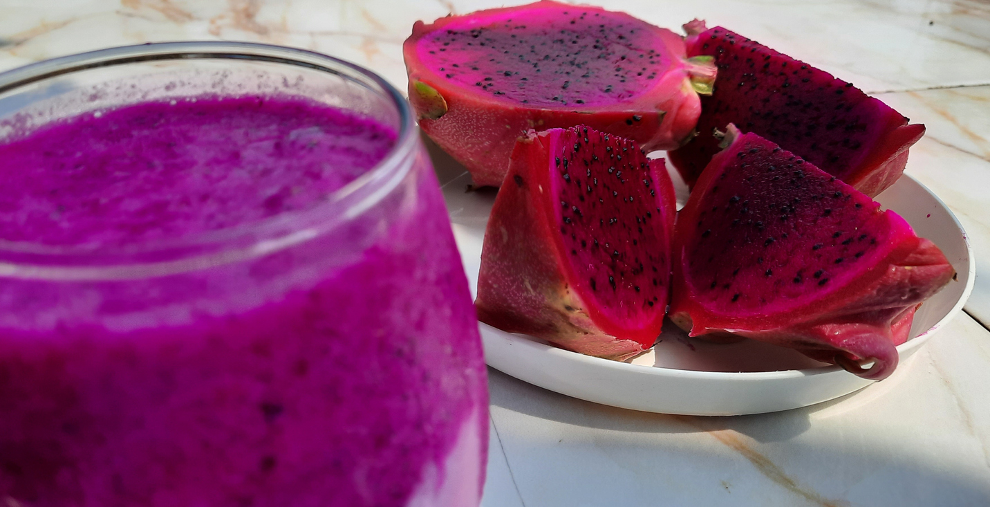 Aprenda a fazer uma vitamina de pitaya