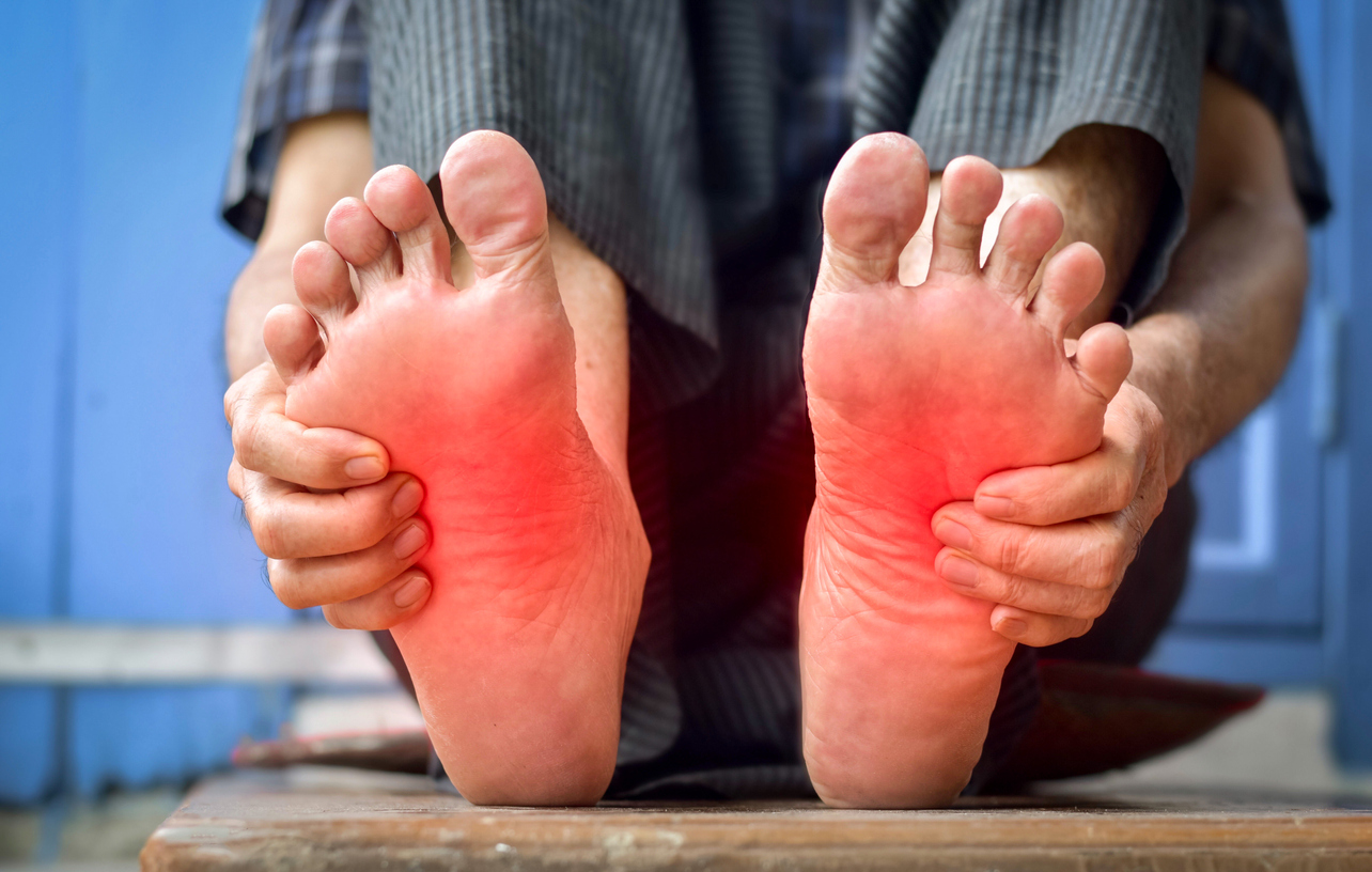 Mudança nos pés que podem indicar diabetes