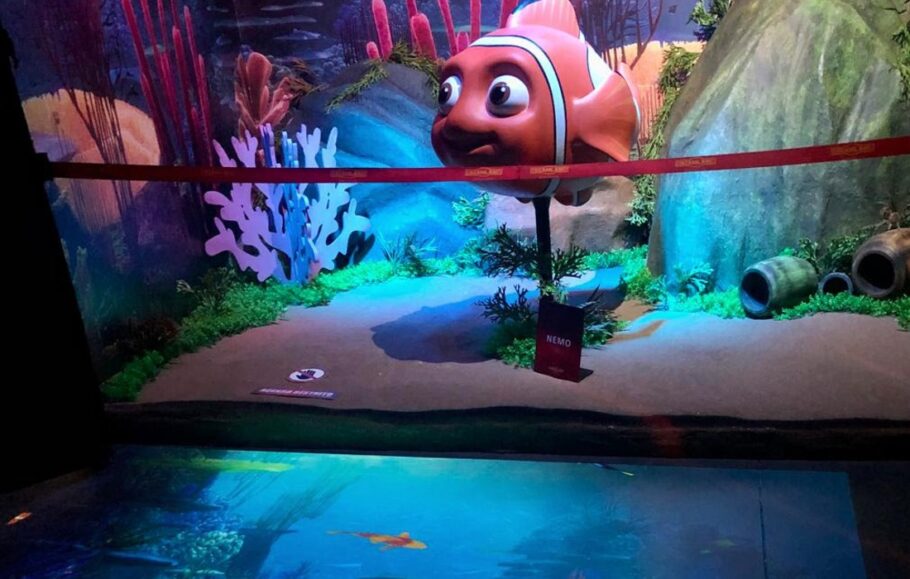 Museu de Cera de Olímpia ganhou piso interativo do filme “Procurando Nemo”