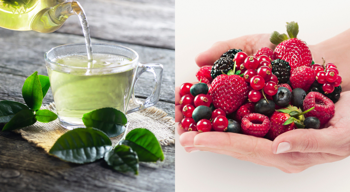 Chá verde e frutas vermelhas na prevenção do Alzheimer