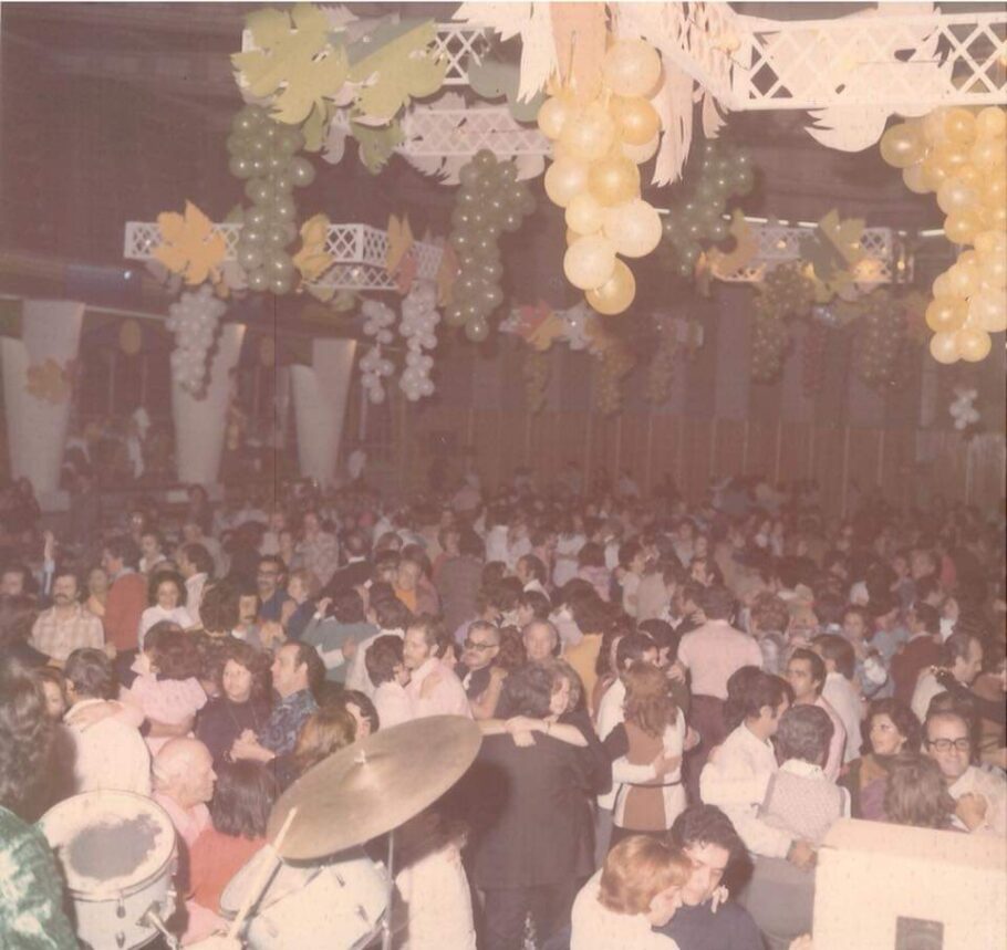 Noite Italiana de 1976, evento tradicional do Clube Esperia
