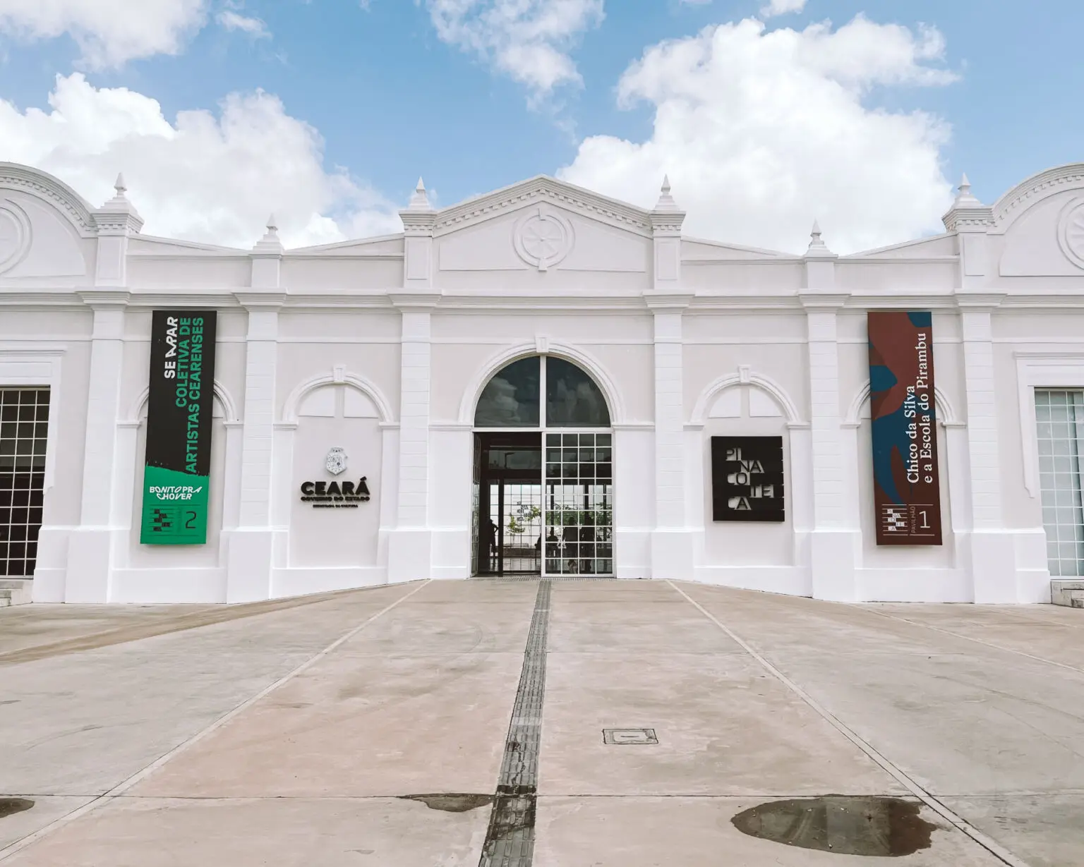 A entrada da Pinacoteca do Ceará é linda demais!