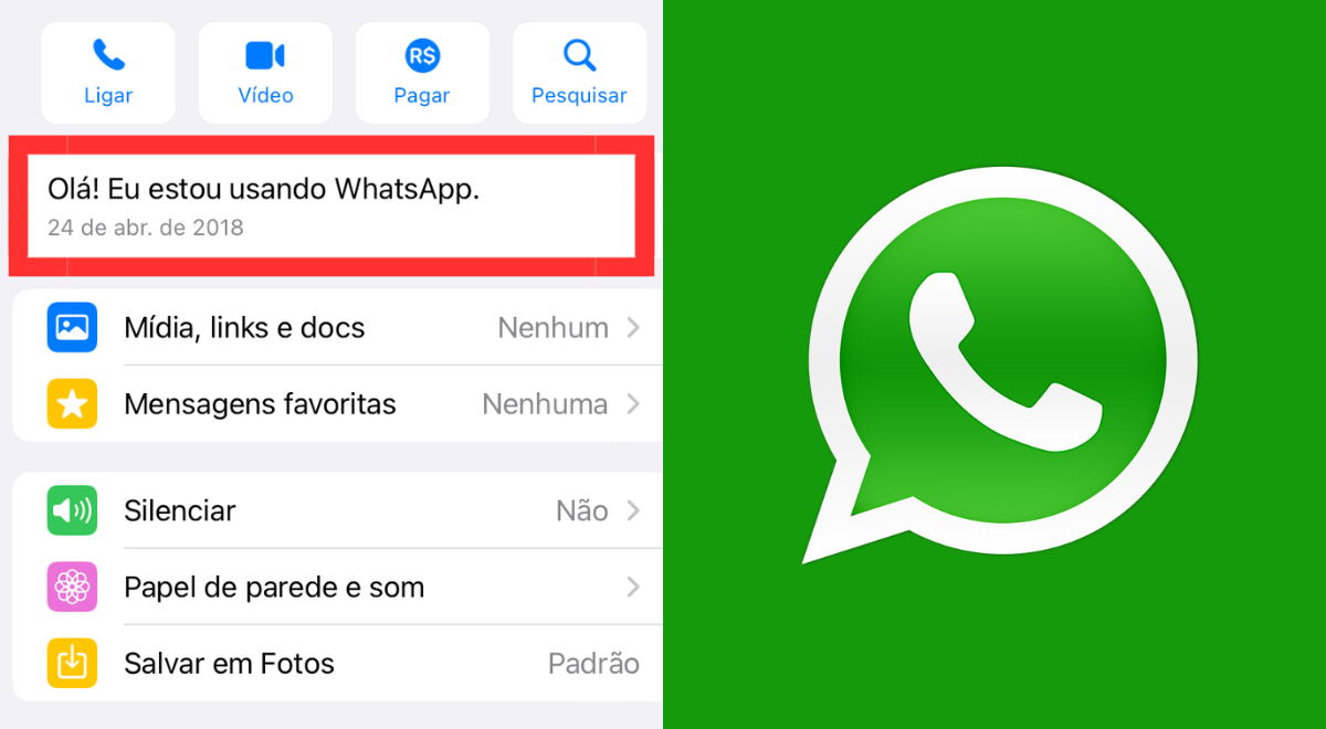 WhatsApp testa atualização para a função Recado