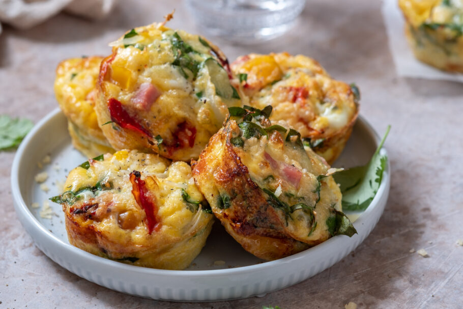 Café da Manhã perfeito: Muffin de Ovos com Bacon que vai te surpreender