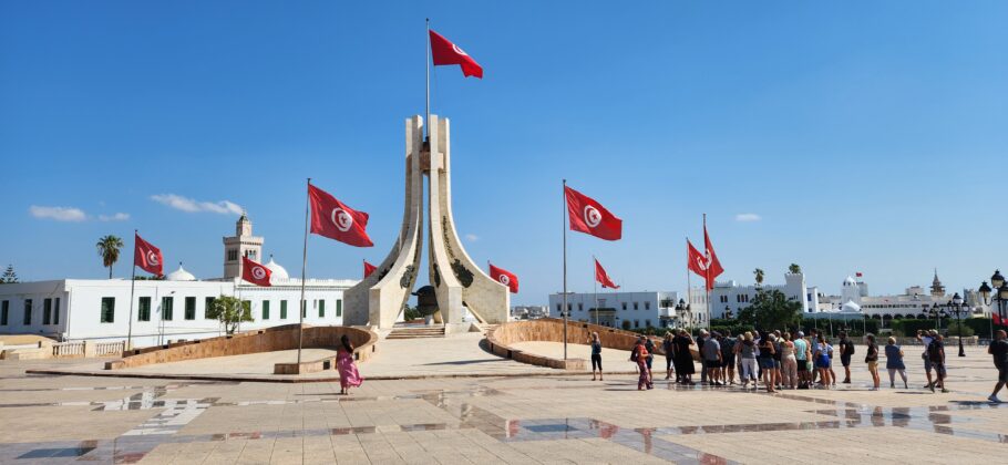 Praça dos Mártires, em Túnis, na Túnisia