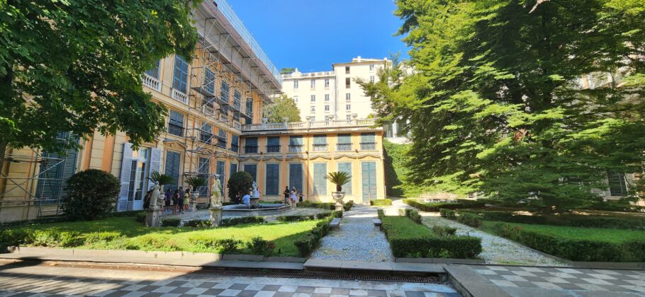 Jardins do Palazzo Bianco, no centro histórico de Gênova