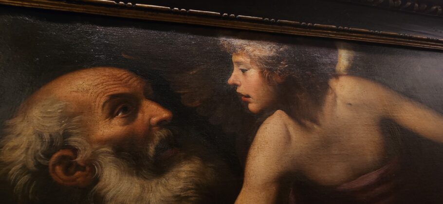 Uma das obras de Caravaggio exposta no Palazzo Bianco
