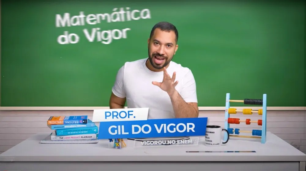 Gil do Vigor anuncia aulas gratuitas de matemática para o Enem