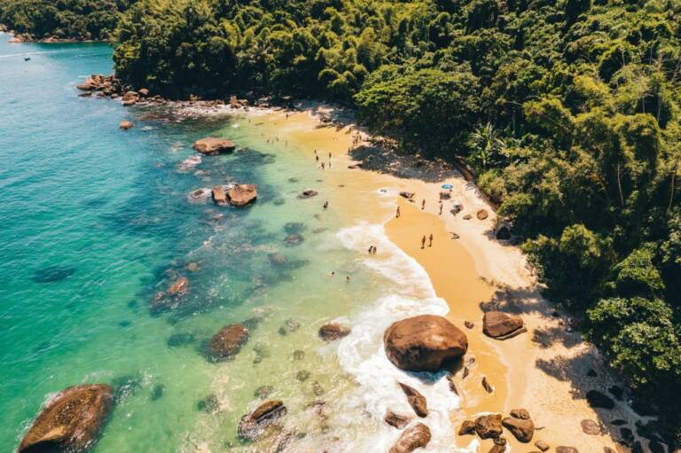 Ilha das Couves, em Ubatuba, no litoral norte de SP