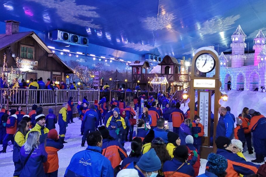 Snowland é uma das atrações na cidade de Gramado