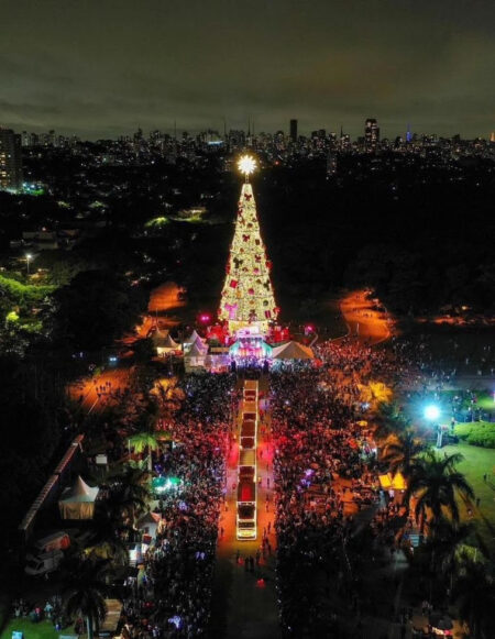 Villa-Lobos se prepara para o Natal com árvore de 50 metros!
