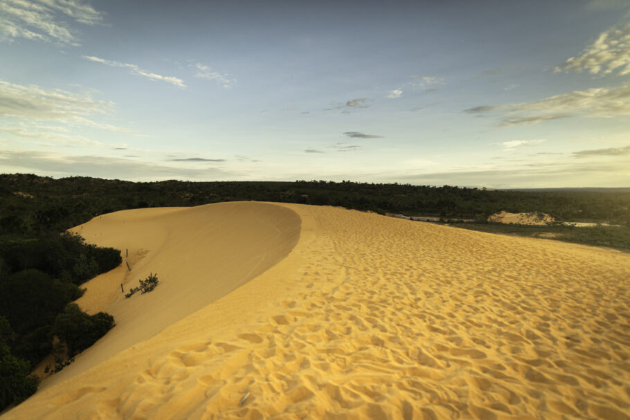 As dunas douradas do Parque Estadual do Jalapão, no Tocantins