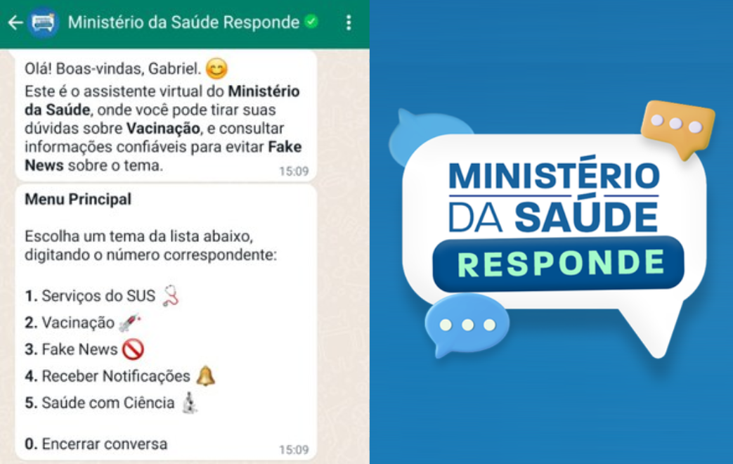 Ministério da Saúde lança assistente virtual no WhatsApp