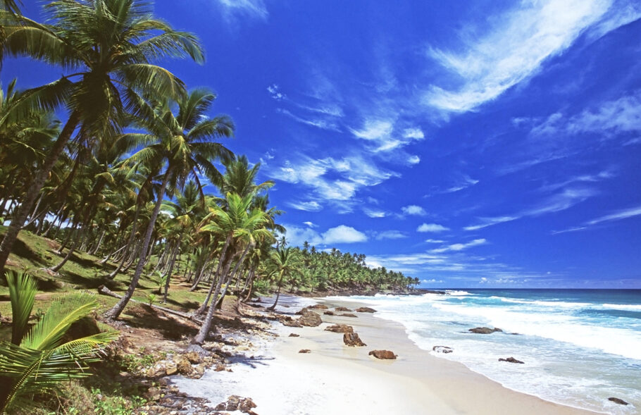 Praia da Engenhoca, em Itacaré, no sul da Bahia; estado é o destino preferidos dos viajantes brasileiros
