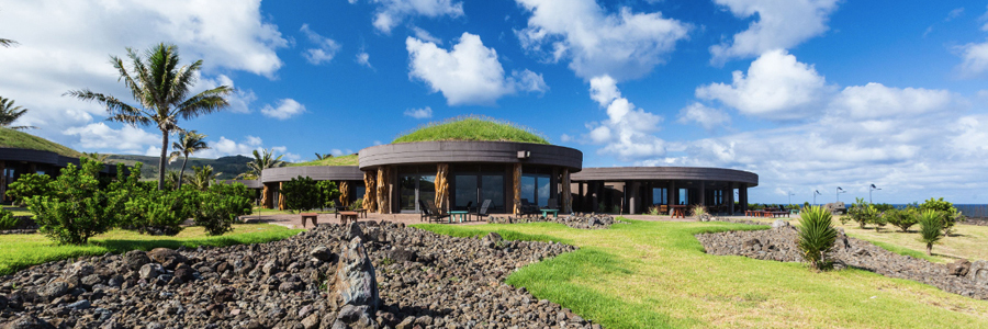 Instalações do hotel Nayara Hangaroa, na Ilha de Páscoa