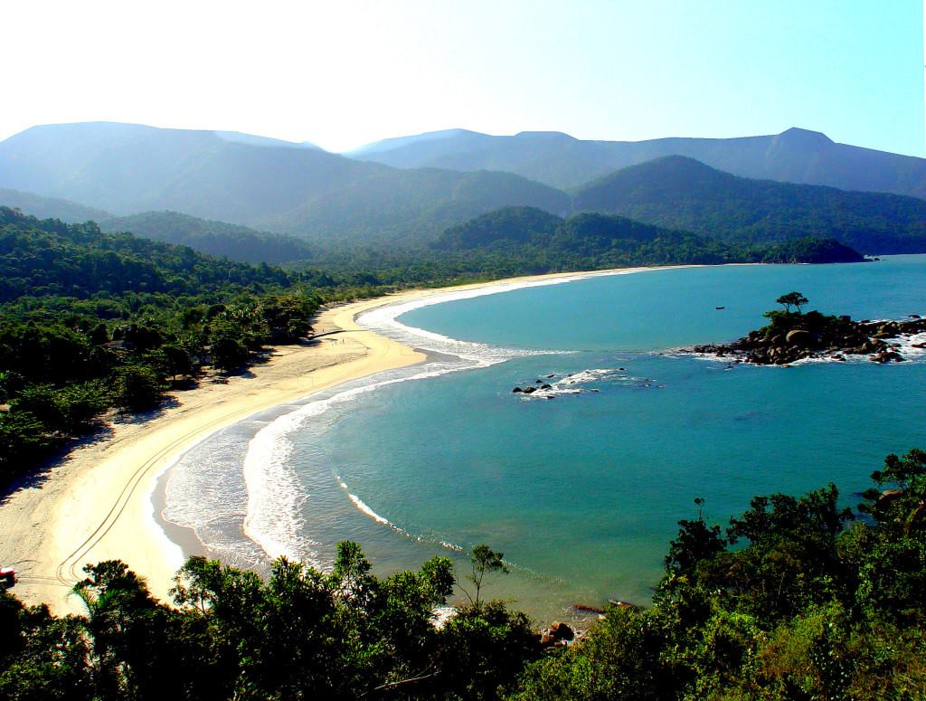 Praia de Castelhanos, em Ilhabela