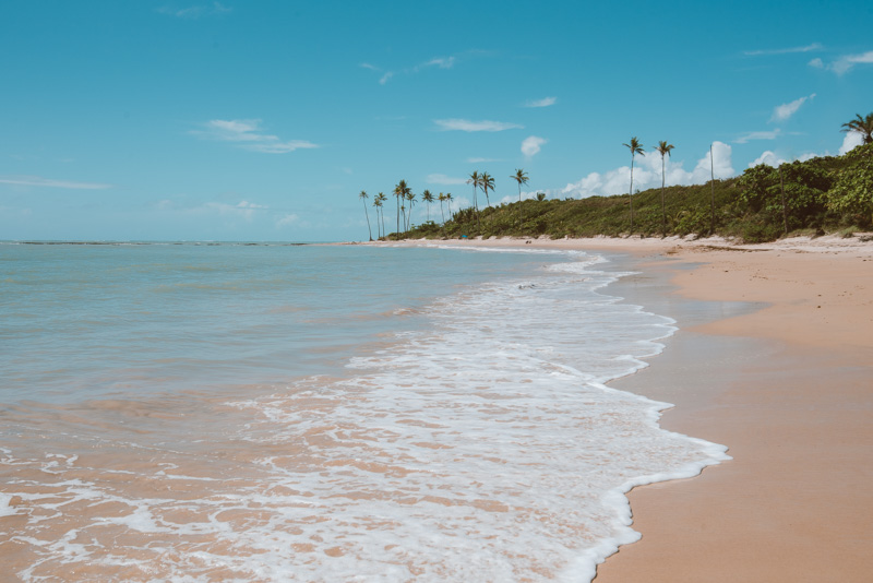 Praia do Moreira, em Cumuruxatiba