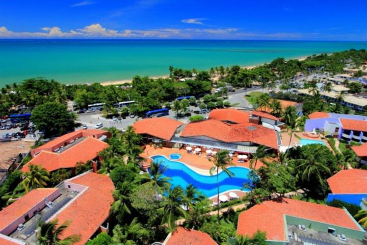 Vista do Resort Arcobaleno, em Porto Seguro, no sul da Bahia