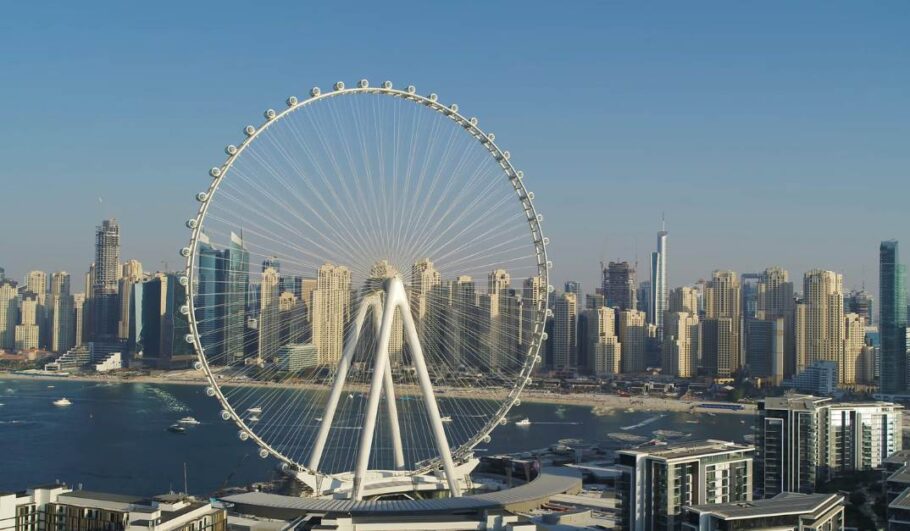 A maior roda gigante do mundo fica em Dubai