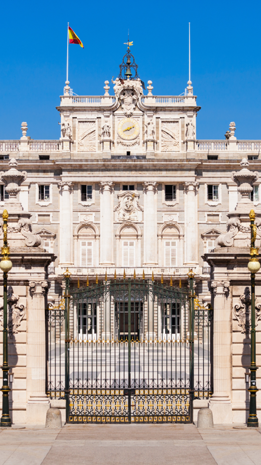 Entrada do Palácio de Madrid
