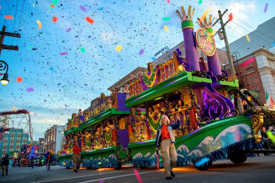 Mardi Gras, evento que reúne música e gastronomia, está de volta ao o Universal Studios Florida