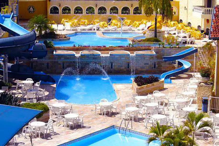 Complexo de piscinas do Hotel Fazenda Colina Verde