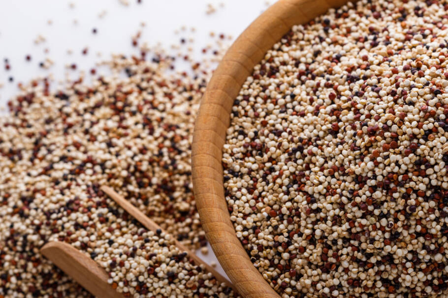 Um dos principais diferenciais da quinoa é ser classificada como proteína “completa”