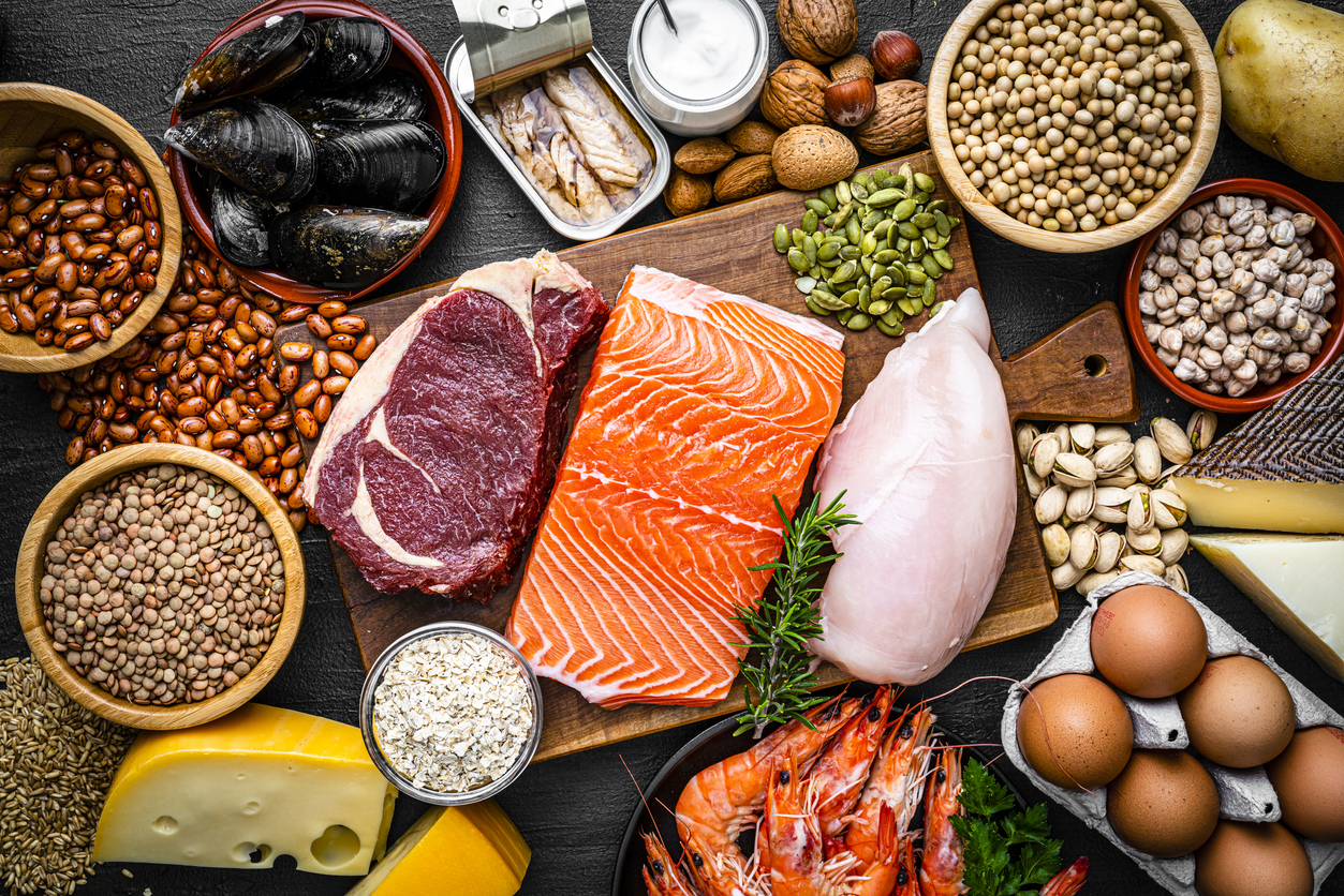 Alimentos ricos em proteínas saudáveis