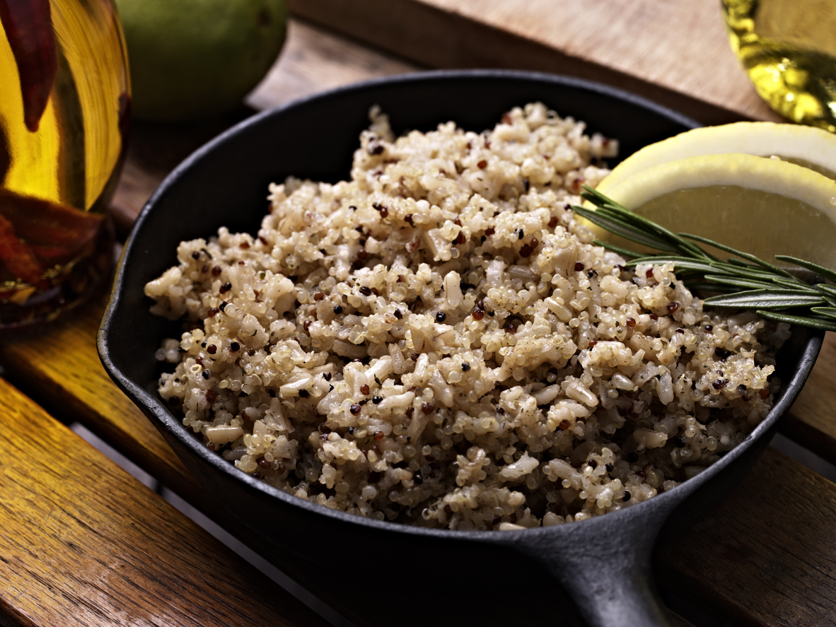 A quinoa pode compor diferentes receitas