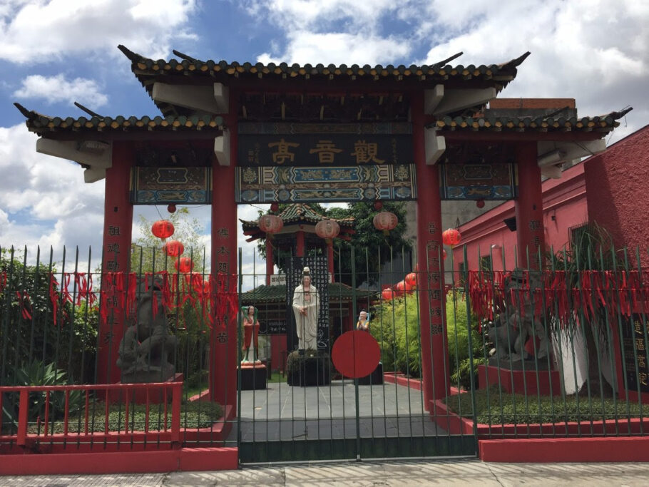 Templo Lohan fica no bairro da Liberdade, na região central da capital