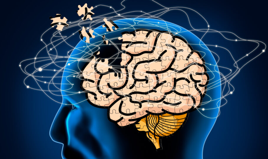 No Alzheimer, há um acúmulo de proteínas nocivas no cérebro