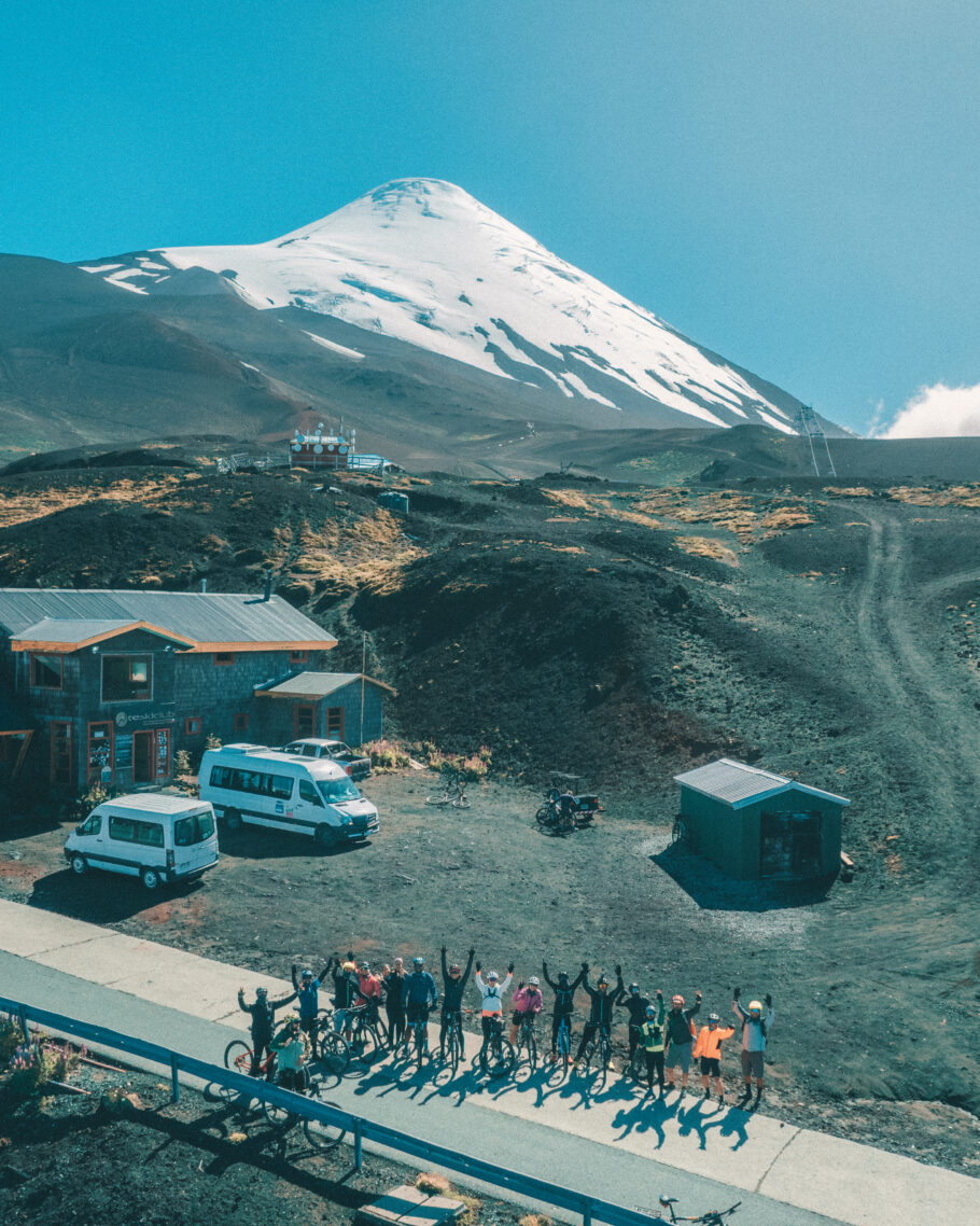 O imponente vulcão Osorno, na Patagônia chilena