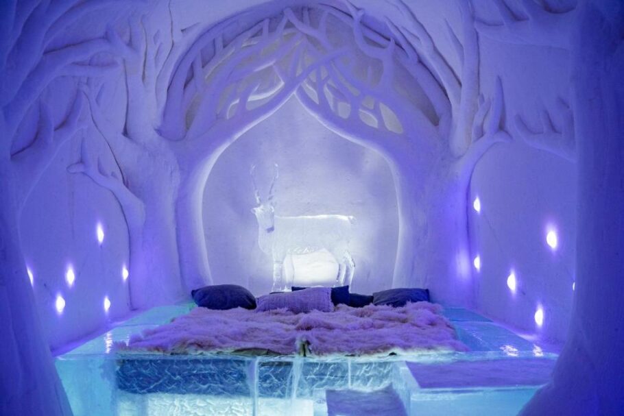 Este hotel de gelo está localizado na região mais setentrional do mundo