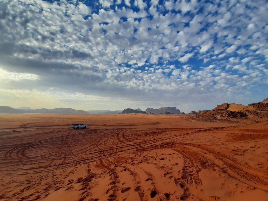 As formações rochosas de Wadi Rum serviu de cenário para o filme “Duna-Parte 2”