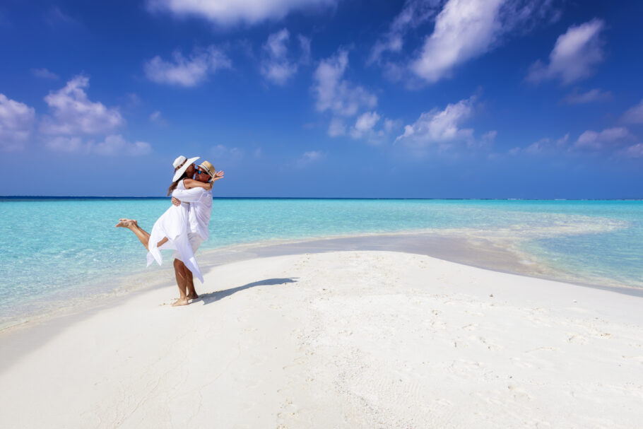 As Maldivas são perfeita para casais que sonham com um paraíso tropical