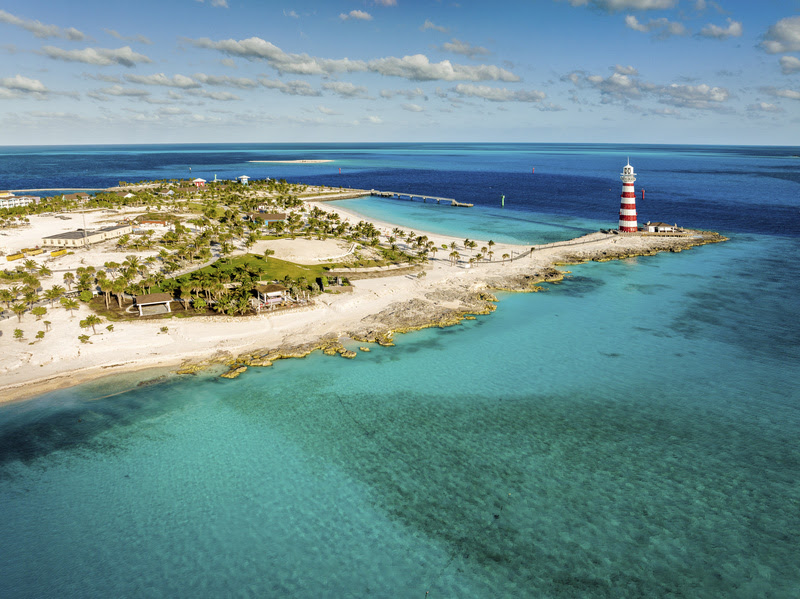 A Ocean Cay, ilha privativa da MSC nas Bahamas